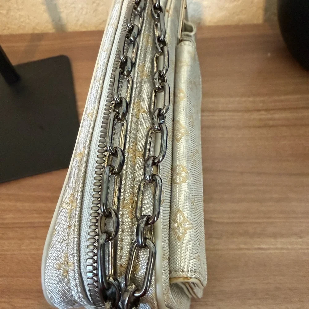 Louis Vuitton Monogram Shine Makenna Chain Shoulder Bag